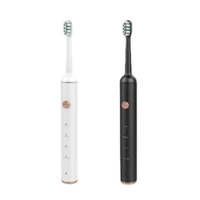 2 brosses à dents électriques soniques contrôlées par application, avec poils doux, rechargeables, étanches IPX7, 4 modes, soins bucco-dentaires pour la maison