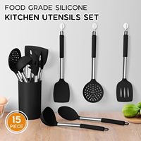 Set Peralatan Dapur Silikon Set Peralatan Dapur Stainless Steel Set Peralatan Masak