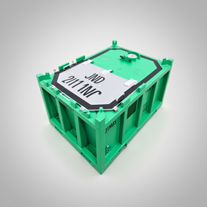 DNV 2.7 Standard 10 tonnes coupe-boue Offshore Skip avec couvercle en aluminium - Product Image 1