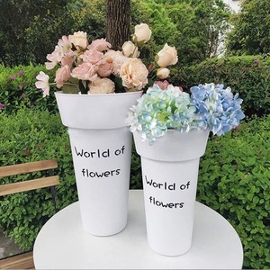 Thêm lớn xô 1PC Hoa bó hoa xô nhựa hoa xô hoa Bó hoa sắp xếp - Product Image 5