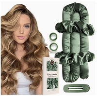 Kit de bouclage sans chaleur durable : bigoudi, bandeau et chouchou pour des boucles sans chaleur