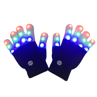 Gants lumineux LED, jouets cool pour enfants, adolescents, garçons, filles, adultes, cadeaux amusants pour les soirées dansantes, Noël, anniversaires