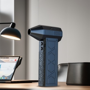 Ventilador Turbo Jet Eléctrico Portátil Mini 2024, Negro, para Autos, Hoteles, Exteriores, Fácil Instalación con Caja de Batería USB, Plástico, para Garajes - Product Image 2