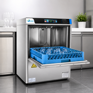 Lavavajillas Compacto Bajo Encimera Automático con Certificación CE para Cafeterías, Restaurantes y Bares, Enjuague a Alta Temperatura que Elimina el 99.9% de las Bacterias para una Higiene Óptima - Product Image 1