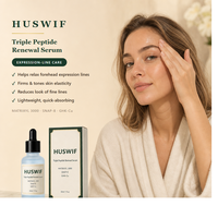 Sérum Visage Triple Peptide Matrixyl 3000 SNAP-8 GHK-Cu Marque Blanche pour Renforcer la Barrière Cutanée, Repulper et Lisser