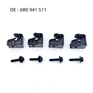 Volkswagen Polo Headlight Mounting <b>Bracket</b> Clips 6R0941511 <b>Plastic</b> Front 4 <b>Brackets</b> With Bolts - Product Image 3
