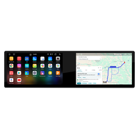 Reproductor de DVD para Auto Universal con Pantalla IPS Android 13, WiFi, Carplay Inalámbrico, Android Auto, 8 Núcleos, Pantalla Dual, Estéreo para Auto