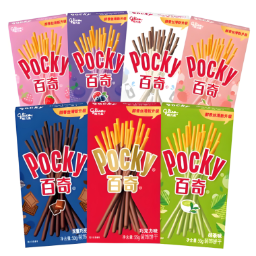 Bâtonnets de biscuits croustillants Pock avec une enrobage lisse aux myrtilles et framboises, saveur riche aux fruits rouges mélangés - Product Image 5