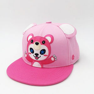 آذان ميكي الوردية الشخصية تصميم Snapback الفتيات مخصص مشاهد خارجية قماش الصوف المخملي - Product Image 3