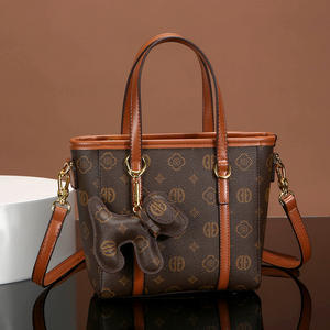 Nouveaux sacs à main élégants en cuir PU de luxe, sacs fourre-tout double couche, sacs à main de créateurs pour femmes, sacs à bandoulière pour femmes - Product Image 1