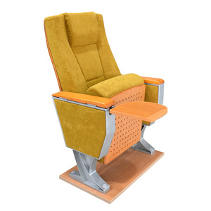 Fabric Auditorium Chairs With Writing Boards High Density <b>Foam</b> <b>Seating</b> For Conference And Cinema Use - Product Image 3