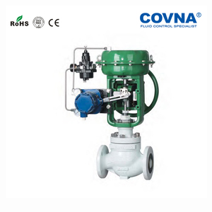 Vanne de régulation à diaphragme Covna avec positionneur, réglage du débit, actionnée pneumatiquement, pour eau et air - Product Image 4