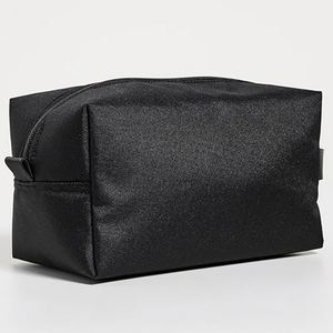 Durable Eco-Friendly Nylon Travel Cosmetic Organizer Black Zipper Waterproof Soft Handle for Pouch for Women Men - Product Image 2