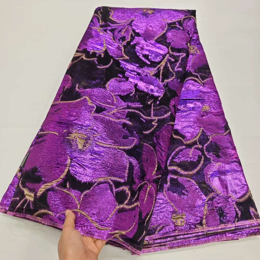 Nouveau haute qualité Jacaquard brocart dentelle tissu africain