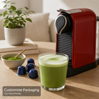 Authentique Matcha d'Uji, prix direct usine, qualité café, dosettes de matcha latte à préparation rapide