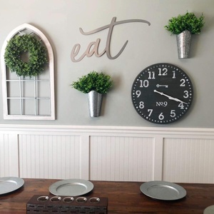 Galvanized Metal <strong>Wall</strong> <strong>Planter</strong> Hanging <strong>Wall</strong> Flower Vase for Succulents or <strong>Herbs</strong> <strong>Wall</strong> <strong>Planters</strong> for Country Rustic Home Farmhouse - Product Image 5
