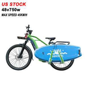 Bicicleta Eléctrica Urbana con Batería Oculta de 48V y Remolque Rápido, Bicicleta Eléctrica de 750W para Camping, Remolque Inigualable para Adultos - Product Image 2