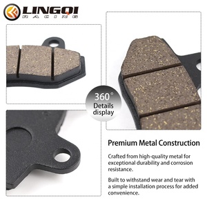 LING QI Motorcycle Front Rear Brake Pads For GY6 Scooter Moped <strong>ATV</strong> <strong>50cc</strong> 70cc 100cc 125cc 140cc Pit Dirt Bike Universal - Product Image 2