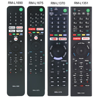 Nouvelle télécommande de remplacement RM-L1351 RM-L1675 RM-L1690 RM-L1370 compatible avec les téléviseurs intelligents Sony
