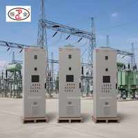 Armoire de commande électrique Hengye DEX-3-40 60KW 380V 125A IP54 en acier au carbone, tableau de distribution pour chauffage