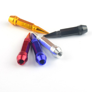 Tiges de <span class=keywords><strong>valve</strong></span> en forme de balle, <span class=keywords><strong>60mm</strong></span>, en acier inoxydable, sans chambre à air, pour voiture, vélo, moto, pièces de rechange - Product Image 1