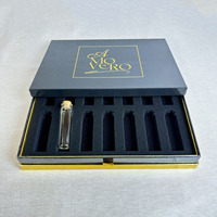 Boîte à parfum magnétique pliable en carton avec logo personnalisé, boîte à perruques, boîte à vêtements, boîte cadeau exquise