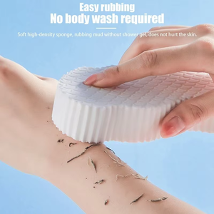 Spugna <span class=keywords><strong>da</strong></span> <span class=keywords><strong>bagno</strong></span> per la rimozione della pelle morta rapidamente indolore 3D per bambini esfoliante per il corpo Scrubber morbido riutilizzabile con PVA a scaglie di pesce - Product Image 2