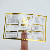 Autocollant en vinyle transparent abraïne, personnalisé, découpé
