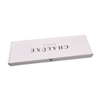 Caja de Envío de Lujo Rosa Personalizada con Recubrimiento UV, Laminado Mate, Grabado en Relieve, Diseño de Carpeta de Tamaño Pequeño para Cosméticos y Pestañas Postizas