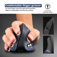Ratón Vertical Personalizado Tipo C F35B, Inalámbrico 2.4G + BT, DPI Ajustable, Recargable, Ergonómico, 6 Botones para PC y Portátil
