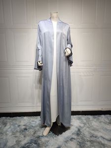 Nouvelle robe modeste de luxe faite à la main à Dubaï, dégradé multicolore, robe musulmane pour femmes, <span class=keywords><strong>cardigan</strong></span> ample - Product Image 6