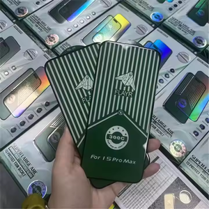 Galvanoplastia Aceite de huella dactilar 300C Super Large ARC HD OG Protector de pantalla de vidrio templado para iPhone 16 Pro Max Film - Product Image 2