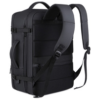 Mochila Expandible para Negocios de 15.6 Pulgadas, Impermeable, con Puerto de Carga USB, Reflectante, para Portátil, con Correa para Equipaje - Logotipo Personalizado
