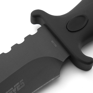 Chiến Thuật Dao Cạo Săn Bắn Dao Cắm Trại Đen Nhựa PP ABS Xử Lý Bushcraft Dao Cố Định Lưỡi Dao - Product Image 6