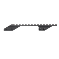Convertidor de Punta Inclinada Tipo Cola de Golondrina de 175mm con 14 Ranuras, de Aluminio CNC, de 11 a 21mm, Herramienta Accesoria Táctica Universal, Venta al por Mayor de Fábrica