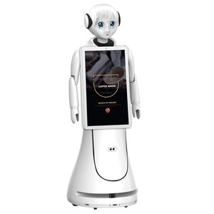 Robot de Servicio Humanoide Inteligente con Pantalla Táctil Interactiva, Navegación Autónoma, Sistema Operativo Android, Batería de 20000 mAh, para Hoteles y Centros Comerciales - Product Image 3