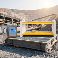 Détecteur de métaux haute précision à induction pulsée avec bobine équilibrée, protection de convoyeur minier, affichage LCD, alarme sonore, certifié CE