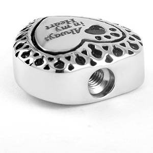 שריפת גופות זיכרון לחיות מחמד שרשרת "תמיד בלב שלי" אש כד תכשיטי מזכרת - Product Image 5