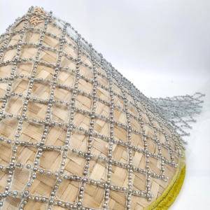 New 100% polyester đa-màu Jacquard ren vải cho phụ nữ của quần áo vải - Product Image 3