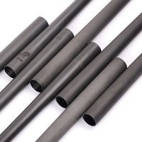 Tube d'arbres de queue de billard en fibre de carbone de 11.8mm, ébauches de queue Protapered avec remplissage en mousse, virole et insert de joint