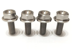 สลักเกลียวไทเทเนียมแบบกำหนดเองพร้อมหน้าแปลน หัวหกเหลี่ยม หัว Torx ขนาด M6 10 15 20 40 100 มม. เกรด 5 สำหรับรถจักรยานยนต์ดัดแปลง - Product Image 6