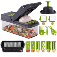 Handheld Voedsel Chopper Cutter Groentesnijder Shredder Groene Veelzijdige Groente Cutter Fruit & Vegetable Gereedschap Keuken Gereedschap