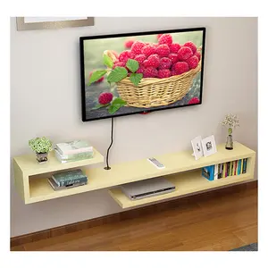 Hot selling tv cabin modern simple tv stand suspended mesa de centro para sala wall-mounted mesa tv wholesale customization