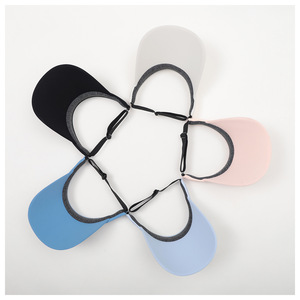 Sombrero de visera de protección solar a rayas para deportes al aire libre de verano para <span class=keywords><strong>mujer</strong></span>, <span class=keywords><strong>gorra</strong></span> de béisbol abierta de secado rápido para <span class=keywords><strong>tenis</strong></span>, correr, ciclismo - Product Image 4