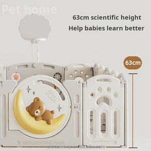 Nouveau Style bébé parc enfant en bas âge clôture de sécurité enfants ramper tapis jouets en plastique enfants zone de jeu - Product Image 2