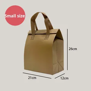 Thermal Delivery Bag Thermal Delivery Bag Aluminum Foil Takeaway Non-woven Bag Lunch Box Thermal Bag Non-woven Cooler Bag - Product Image 6
