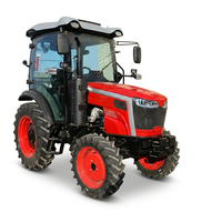 ATK 50PS Kompakter Radtraktor mit Kabine 4WD Getriebe EU5 Motor 8+8 Gangschaltung für Landwirtschaftliche Nutzung CE & COC EMARK Zertifiziert