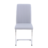 Chaise de salle à manger en cuir PU, en forme de Z, pour Banquet, hôtel moderne, vente en gros