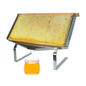 Support de décapage de miel en acier inoxydable 304 pour présentoir de cadre en nid d'abeille d'apiculture - Product Image 1