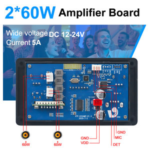 VIRE 120W DIY <strong>TF</strong> <strong>USB</strong> MP3 <strong>Player</strong> Car FM Radio <strong>Module</strong> 2*60W Amplifier Audio <strong>Player</strong> Bluetooth MP3 Decoder Board - Product Image 3